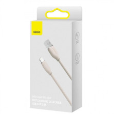 Кабель Baseus Jelly Liquid Silica Gel USB to Lightning 2.4A 1.2m Рожевий