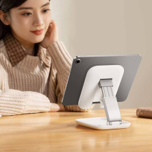 Підставка для планшета настільна Baseus Seashell Series Folding Tablets Stand Білий