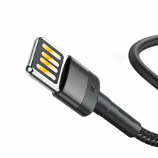 Кабель Baseus Cafule Cable Special Edition USB to Lightning 2.4A 1m Сірий