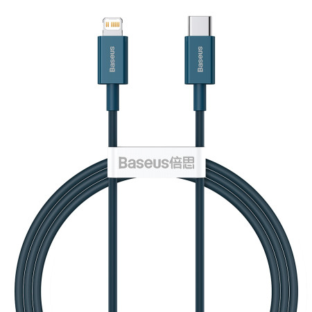 Кабель Baseus Superior Series Fast Charging Data Cable Type-C to Lightning PD 20W 1m Синій