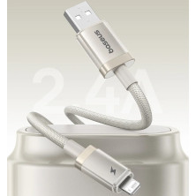 Кабель Baseus Titanium Alloy Series Fast Charging Data Cable USB to Lightning 2.4A 1m Серый