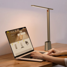 Настольная лампа Baseus LED Smart Eye Reading Desk Lamp с встроенным аккумулятором 2200 mAh Серый