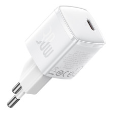 Мережевий зарядний пристрій Baseus Cube Pro GaN5 Fast Charger 1C PD3.0 30W Type-C 3A Білий