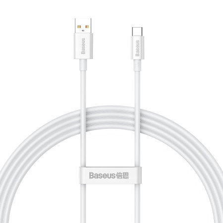 Кабель Baseus Superior Series Fast Charging Data Cable USB to Type-C 100W 20V 5A 1.5m Белый