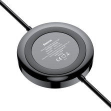 Кабель Baseus iP Cable Wireless Charger Cable USB to Lightning 2A 1.2m с Беспроводной зарядкой 5W Черный
