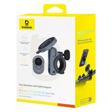 Тримач телефону на велосипед Baseus PrimeTrip Series Stick-on Type Bike Phone Mount Чорний