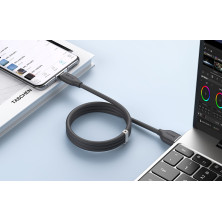 Кабель Baseus Jelly Liquid Silica Gel Series Fast Charging Data Cable USB to Type-C 100W 20V 5A 2m Чорний