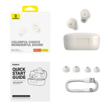 Беспроводные Bluetooth наушники Baseus Bowie E18 True Wireless TWS Earphones Белый