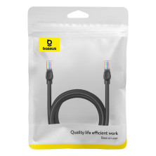 Кабель Baseus High Speed CAT5 RJ45 Gigabit Network Cable Ethernet Круглый 3m Черный