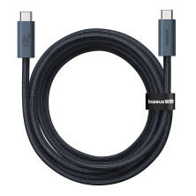 Кабель Baseus Flash 2 USB4 Series Fast Charging Data Cable Type-C to Type-C 240W 8K@60Hz 40Gbps 1.8m Черный