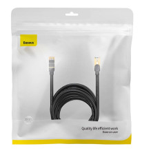 Кабель Baseus High Speed CAT7 Seven Types RJ45 10Gigabit Network Cable Ethernet Круглый 30m Черный