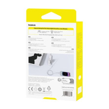 Кабель Baseus Silky Series Fast Charging Data Cable USB to Lightning 2.4A 1m Білий