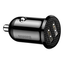 Автомобільний зарядний пристрій Baseus Grain Pro Car Charge 2USB 4.8A Чорний