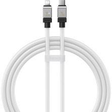 Кабель Baseus CoolPlay Series Fast Charging Data Cable Type-C to Lightning PD 20W 1m Белый