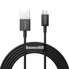 Кабель Baseus Superior Series Fast Charging Data Cable USB to Micro USB 2A 2m Черный