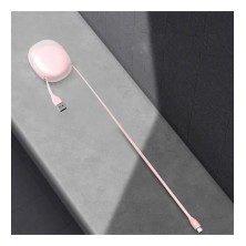 Кабель Baseus Lets Go Little Reunion One-Way Stretchable Cable USB to Type-C 2A 1m Розовый