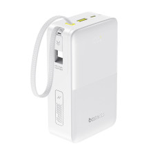 УМБ Baseus EnerFill FC51 Bipow2 Pro 30000mAh 22.5W 2.4A з технологією QC3.0+PD3.0 та Type-C кабелем 22.5W Білий