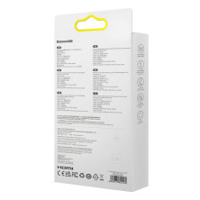 USB-хаб Baseus 8in1 StarJoy 8-Port Type-C HUB Adapter Type-C to USB3.1*3, Type-C(PD)*1, 4KHDMI, RJ45,TF, SD Сірий