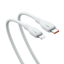 Кабель Baseus Pudding Series Fast Charging Data Cable Type-C to Lightning PD 20W 1m Белый