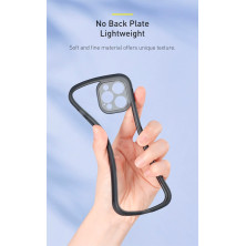 Чохол бампер Baseus Camera Lens Protector Frame Case для Iphone 12 Pro Max 6.7" Чорний