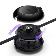 Кабель Baseus Bright Mirror 2 Series Retractable 3-in-1 Fast Charging Data Cable Type-C to Lightning+Type-C+MicroUSB 100W 1.1m Черный