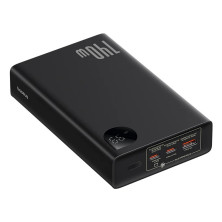 УМБ Baseus Adaman 24000mAh 140W 6A с технологией QC3.0+PD3.0 USB+2Type-C+ кабель Type-C to Type-C 100W 20V/5A 1м Черный