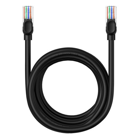Кабель Baseus High Speed CAT5 RJ45 Gigabit Network Cable Ethernet Круглый 5m Черный