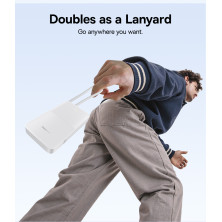 УМБ Baseus EnerFill FC51 Bipow2 Pro 10000mAh 22.5W 2.4A с технологией QC3.0+PD3.0 та Type-C кабелем 22.5W Белый