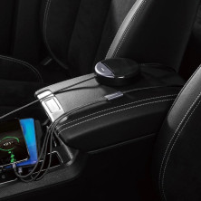 Кабель станція для зарядки Baseus Car Sharing Charging Station 6-in-1 USB to Lightning+Type-C+MicroUSB 3А 1m Чорний