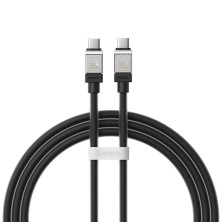 Кабель Baseus CoolPlay Series Fast Charging Data Cable Type-C to Type-C 100W 20V 5A 1m Черный