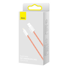 Кабель Baseus Dynamic Series Fast Charging USB to Lightning 2.4A 1m Помаранчевий