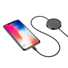 Кабель Baseus iP Cable Wireless Charger Cable USB to Lightning 2A 1.2m с Беспроводной зарядкой 5W Черный
