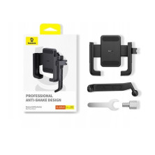 Тримач телефону на велосипед Baseus GoTrip Series Bike Phone Mount Rearview Mirror з кріпленням на дзеркало Чорний