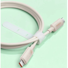 Кабель Baseus Habitat Series Fast Charging Data Cable USB to Type-C 100W 20V 5A 2m Рожевий