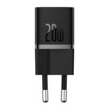 Мережевий зарядний пристрій Baseus GaN5 Fast Charger 1C PD3.0 20W Type-C 3A Чорний