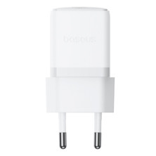 Сетевое зарядное устройство Baseus Palm Fast Charger 1C PD3.0 20W Type-C 3A + Кабель Type-C to Type-C 60W 20V/3A 1м Белый