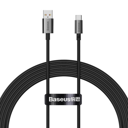 Кабель Baseus Superior Series Fast Charging Data Cable USB to Type-C 100W 20V 5A 2m Черный