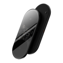 Беспроводное зарядное устройство Baseus Digital LED Display 2in1 Wireless Charger с технологией Qi 20W Черный
