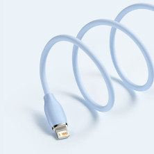 Кабель Baseus Jelly Liquid Silica Gel USB to Lightning 2.4A 2m Синий