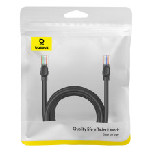 Кабель Baseus High Speed CAT5 RJ45 Gigabit Network Cable Ethernet Круглый 5m Черный