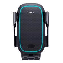 Бездротовий автомобільний зарядний пристрій Baseus Milky Way Pro Wireless Charging Electric Car Mount з технологією Qi 15W Чорний