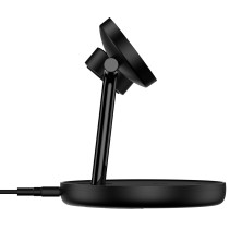 Беспроводное зарядное устройство Baseus Swan 3in1 Magnetic с функцией MagSafe и Qi 20W Черный