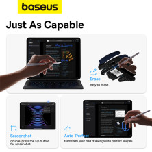 Стилус для iPad Baseus Writing 2 Series Wireless Charging Multifunctional Active Version 10 часов Белый