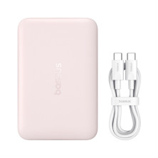 УМБ Baseus EnerFill FM11 Ultra-Mini Magnetic 2in1 10000mAh 22.5W 3A QC3.0+PD3.0 с Беспроводной зарядкой Qi 15W Розовый