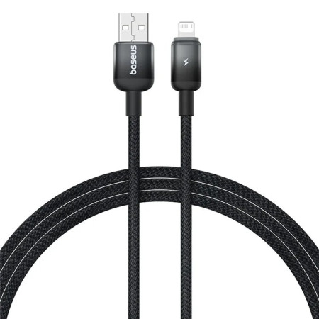 Кабель Baseus Discolor Series Fast Charging Data Cable USB to Lightning 2.4A 1m Черный