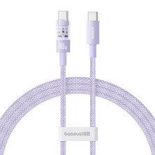 Кабель Baseus Gem Series Fast Charging Data Cable Type-C to Lightning PD 20W 1m Фиолетовый