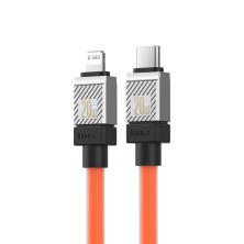 Кабель Baseus CoolPlay Series Fast Charging Data Cable Type-C to Lightning PD 20W 1m Оранжевый