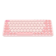 Клавіатура бездротова Baseus K01A Wireless Tri-Mode Keyboard 2.4G/BT1+BT2 Рожевий