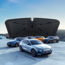 Сонцезахисна парасолька автомобільна Baseus CoolRide Doubled-Layered Windshield Sun Shade Umbrella Mega Cluster Large Чорний