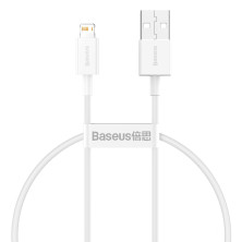 Кабель Baseus Superior Series Fast Charging Data Cable USB to Lightning 2.4A 0.25m Білий